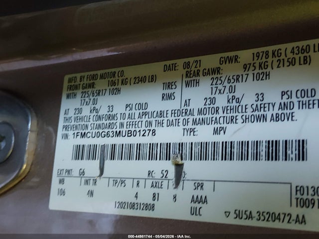 Ford Escape Se