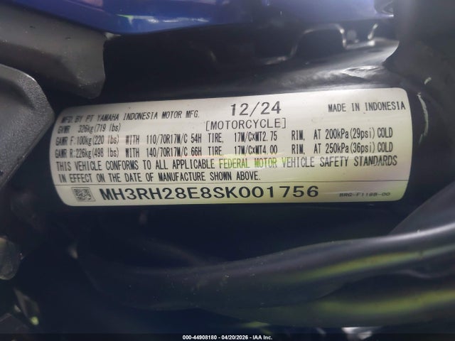 Yamaha Mtn320 A