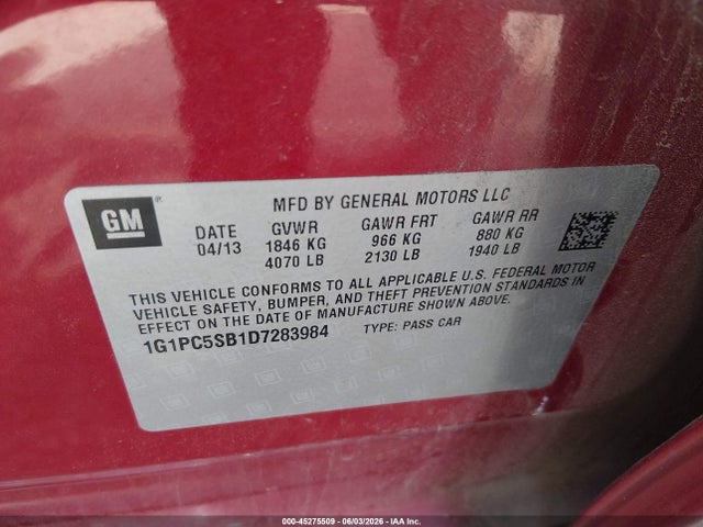Chevrolet Cruze 1lt Auto