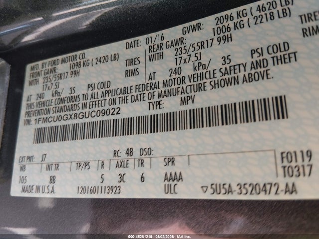 Ford Escape Se