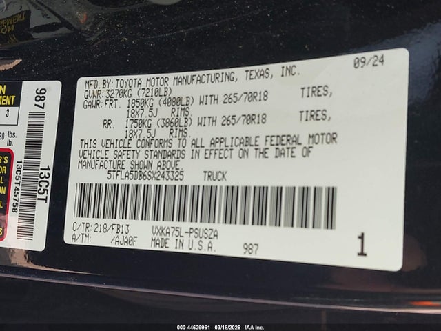 Toyota Tundra Sr5