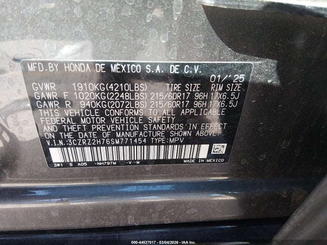 Honda HR-V Awd Ex-l