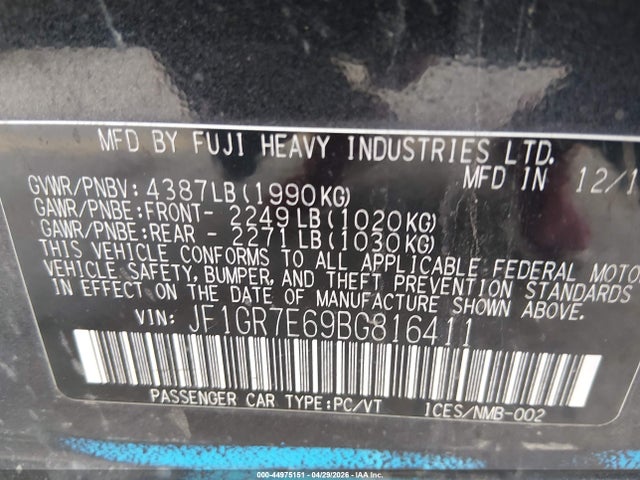 Subaru Impreza Wrx Limited