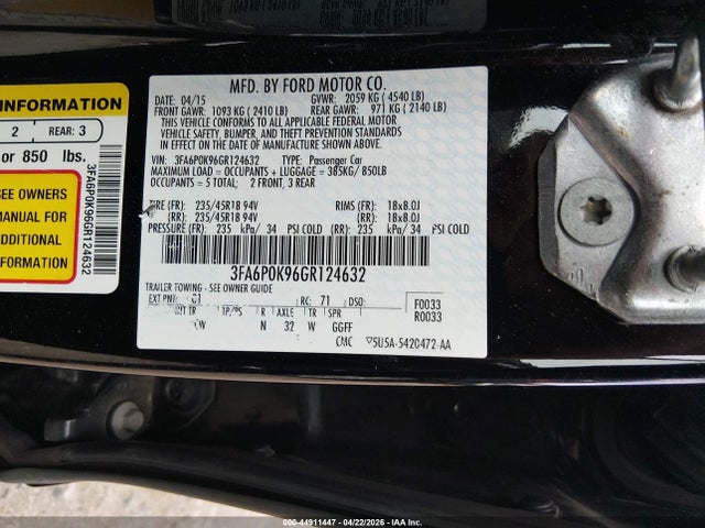 Ford Fusion Titanium