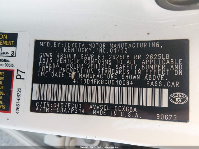 Toyota Camry Xle