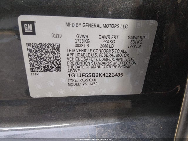 Chevrolet Sonic Premier Auto