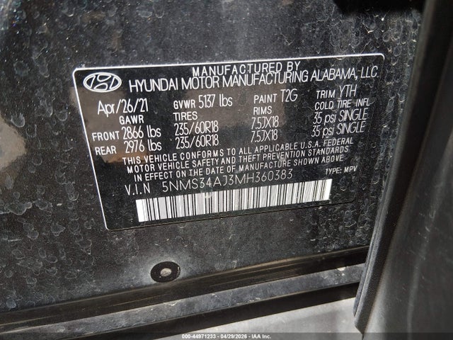 Hyundai SANTA FE Sel