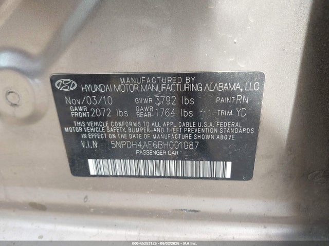 Hyundai ELANTRA Gls