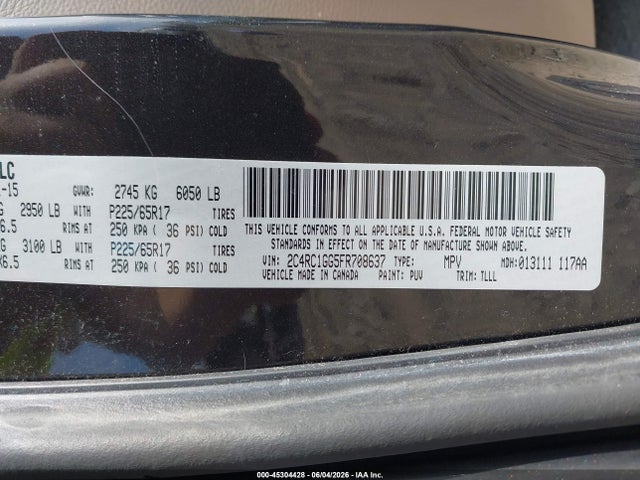 Chrysler Town & Country Limited Platinum