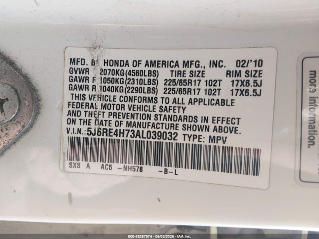 Honda CR-V Ex-l