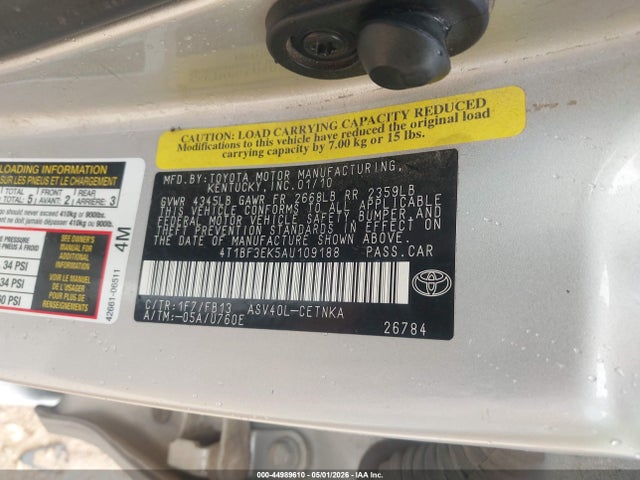 Toyota Camry Le