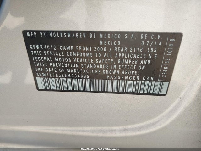 Volkswagen Jetta 2.0l S