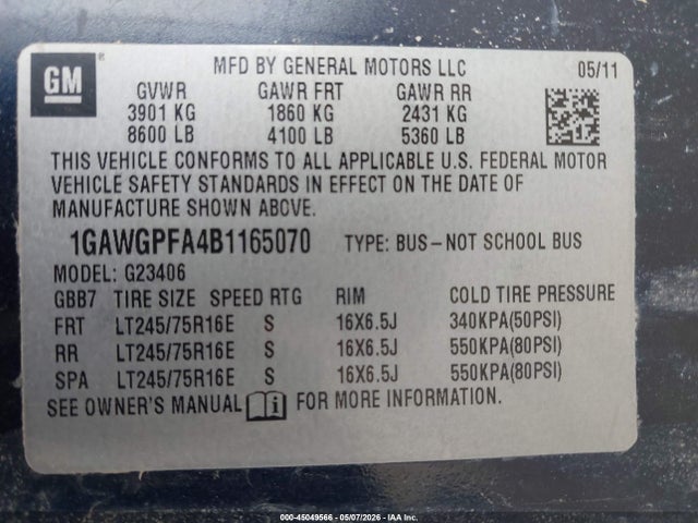 Chevrolet Express Ls