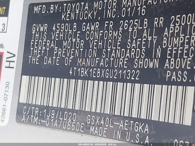 Toyota Avalon Xle