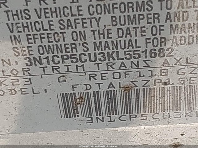 Nissan Kicks Sv