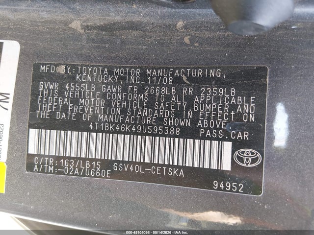 Toyota Camry Se V6