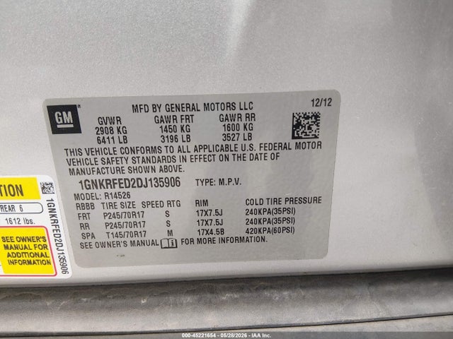 Chevrolet Traverse Ls