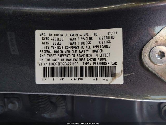 Honda Accord Lx