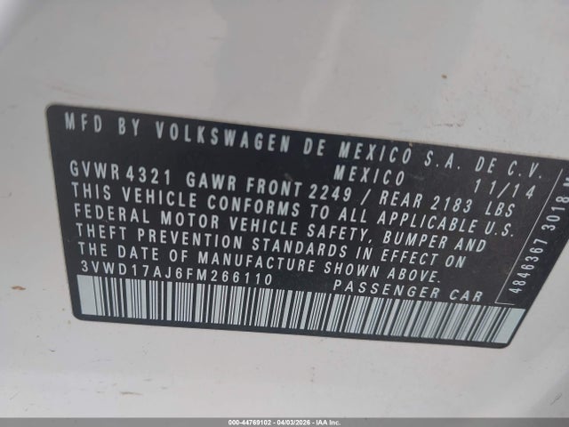Volkswagen Jetta 1.8t Se