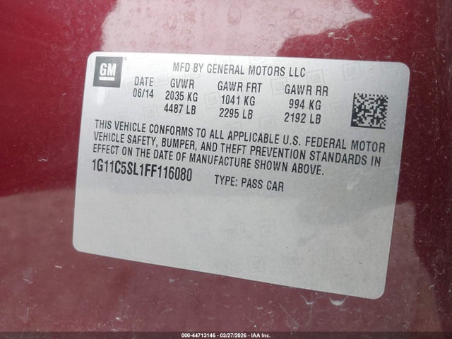 Chevrolet Malibu 1lt