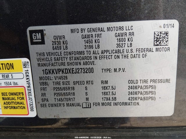 GMC Acadia Sle-2