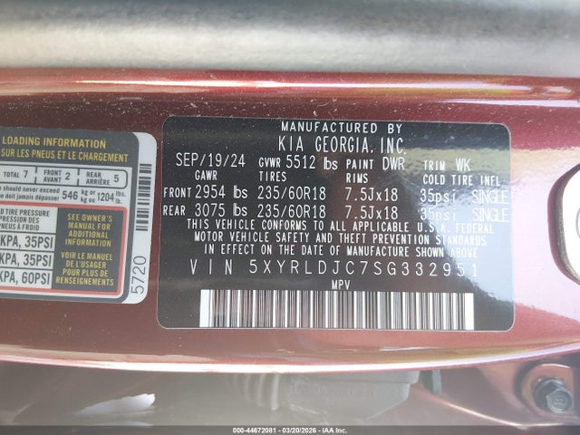 Kia Sorento S