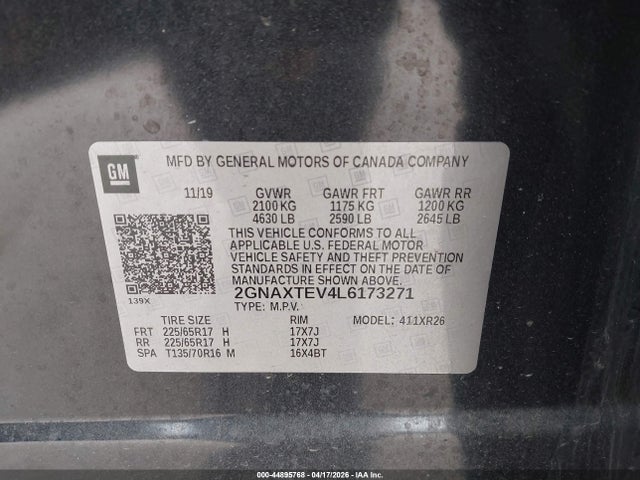 Chevrolet Equinox Awd 2fl