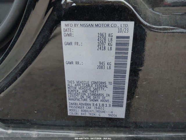 Nissan Altima Sv Fwd