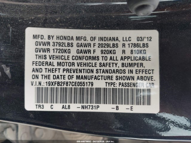 Honda Civic Ex