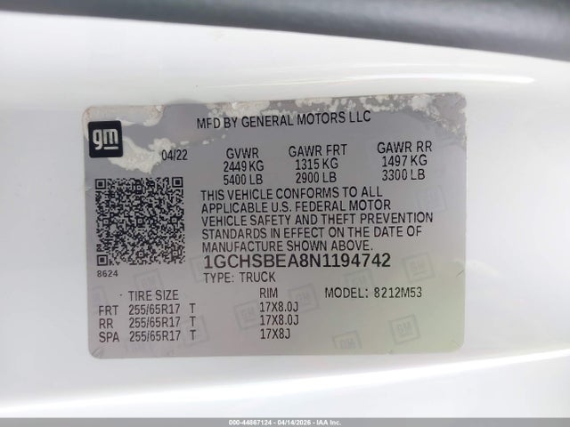 Chevrolet Colorado 2wd  Long Box Wt