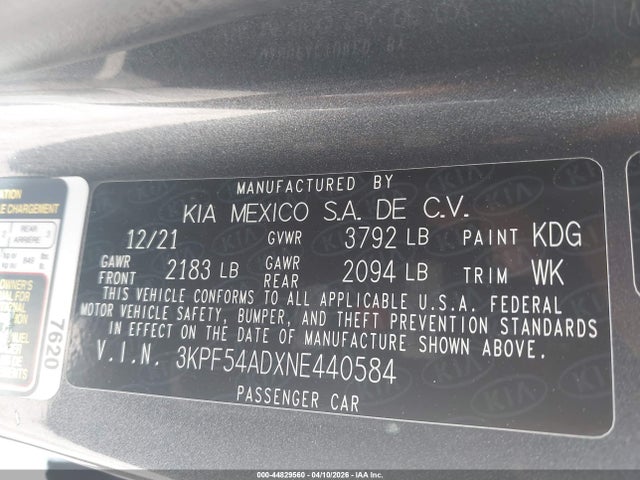 Kia Forte Gt-line