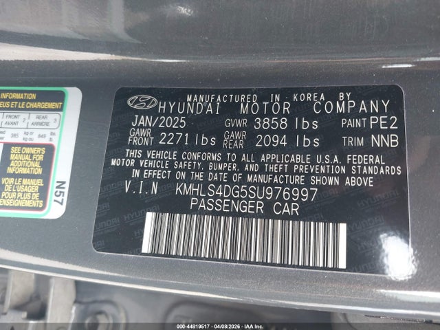 Hyundai ELANTRA Sel Convenience