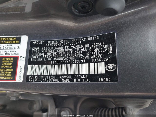 Toyota Camry Se