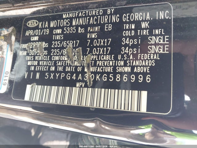 Kia Sorento 2.4l L