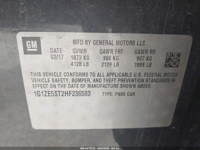 Chevrolet Malibu 1lt