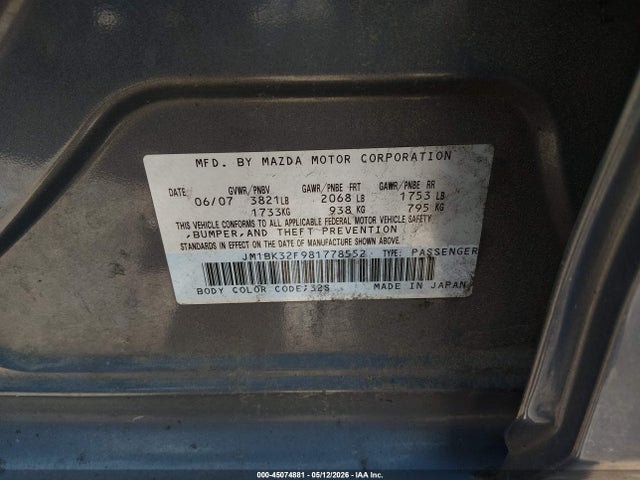 Mazda Mazda3 I