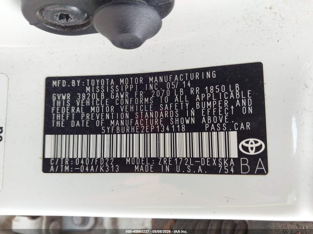 Toyota Corolla S
