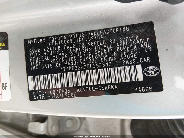 Toyota Camry Xle