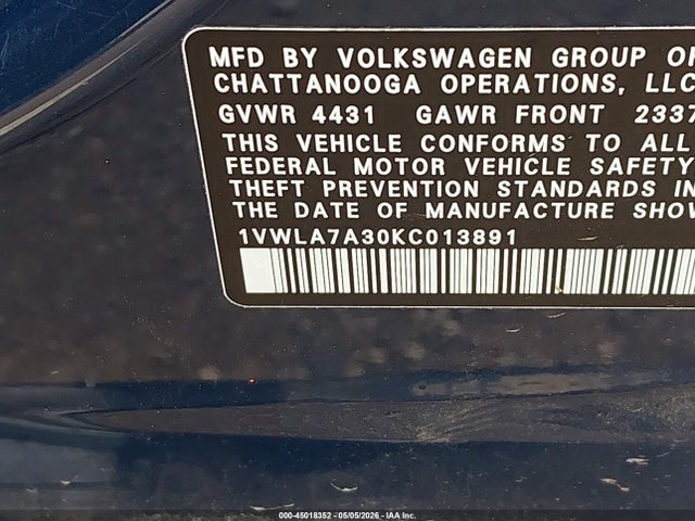 Volkswagen Passat 2.0t Wolfsburg Edition