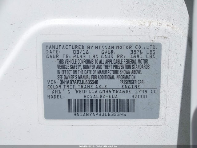 Nissan Sentra Sv