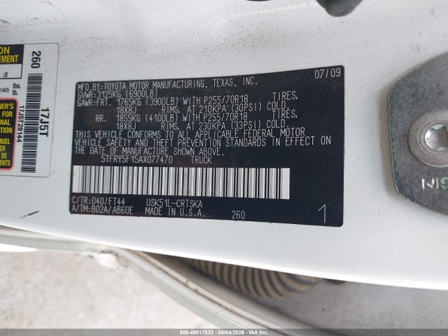 Toyota Tundra Grade 5.7l V8