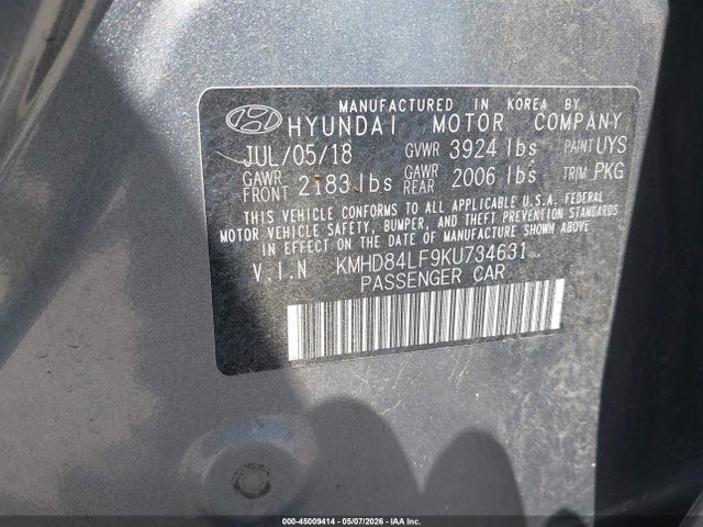 Hyundai ELANTRA Sel