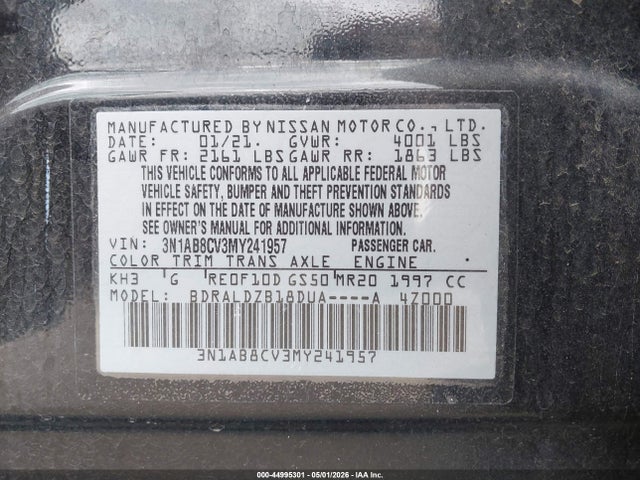 Nissan Sentra Sv Xtronic Cvt