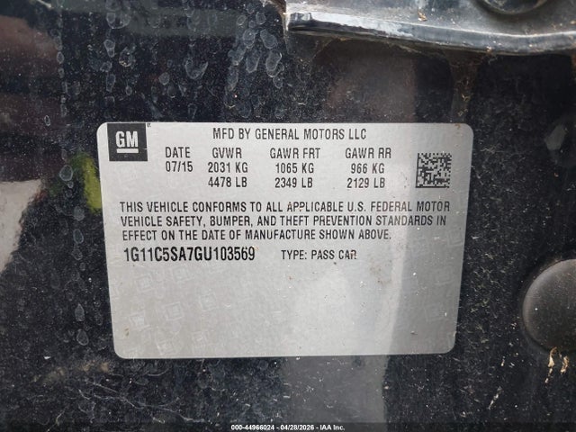 Chevrolet Malibu Lt