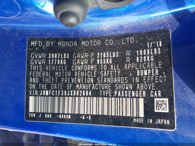 Honda Civic Ex-t