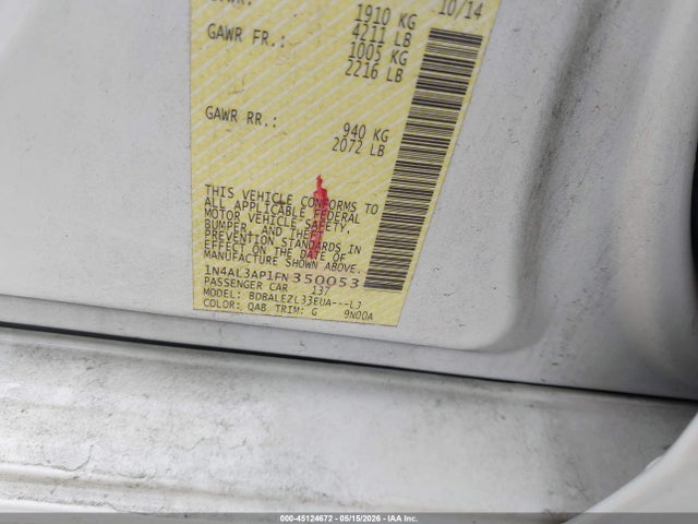 Nissan Altima 2.5 S