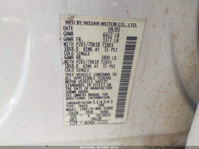Nissan Titan Se