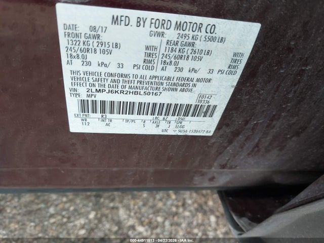 Lincoln MKX Select