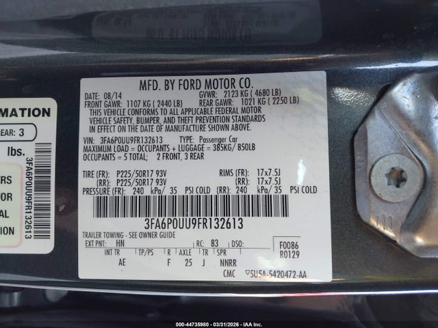 Ford Fusion S