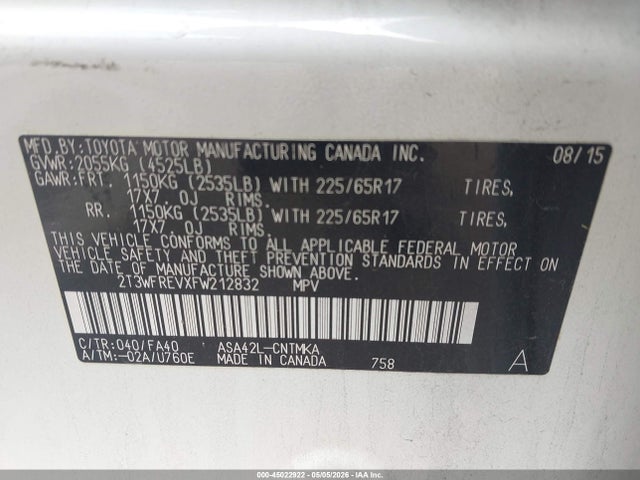 Toyota RAV4 Xle